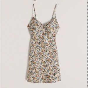 Abercrombie and Fitch twist front slip mini dress